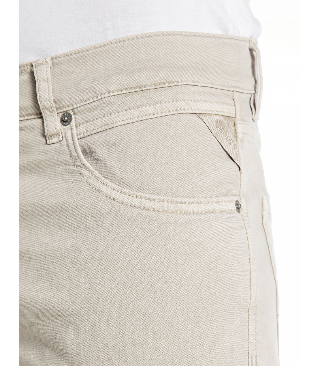 スリムテーパード MICKYM ストレッチブルデニム 詳細画像 グレイッシュベージュ 6